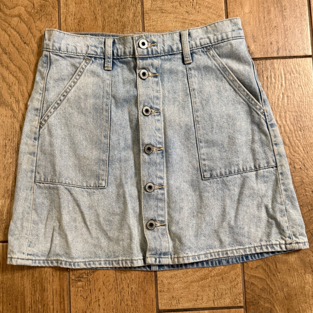 Lucky Brand Blue Denim Skirt